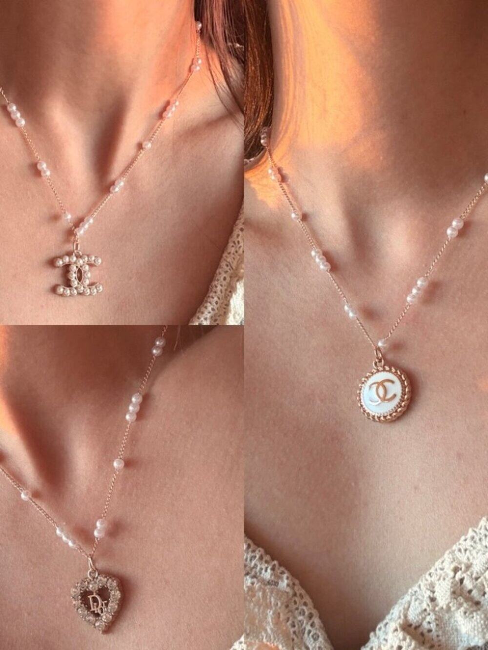 LIMITED EDITION- only 2 ava: CHANEL Pearl Upcycled Necklace